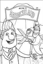 coloring page Cloudy with a Chance of Meatballs